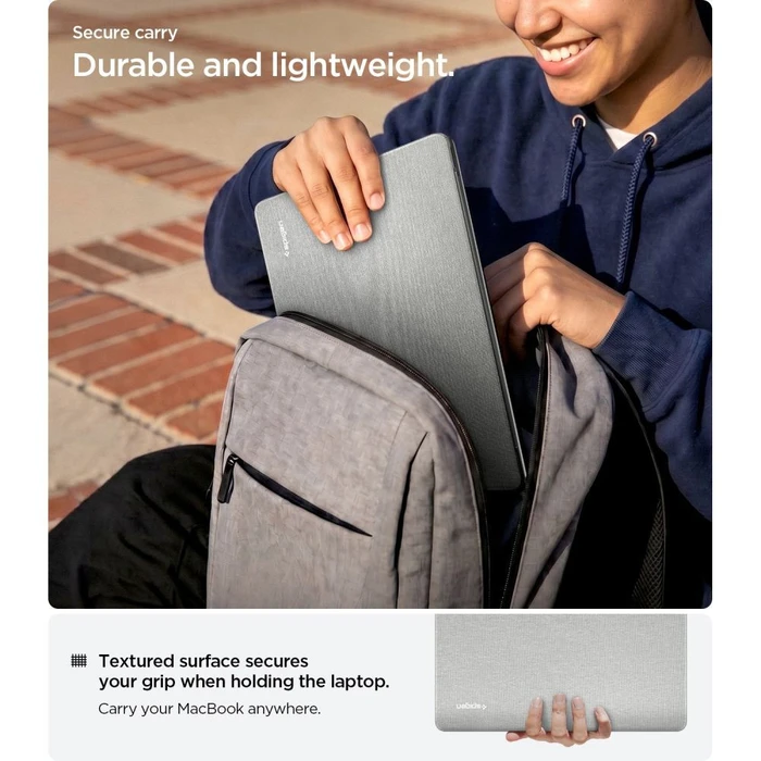 Spigen Urban Fit Apple MacBook Air 13 (M2/M3/M4/M5) Heather Grey