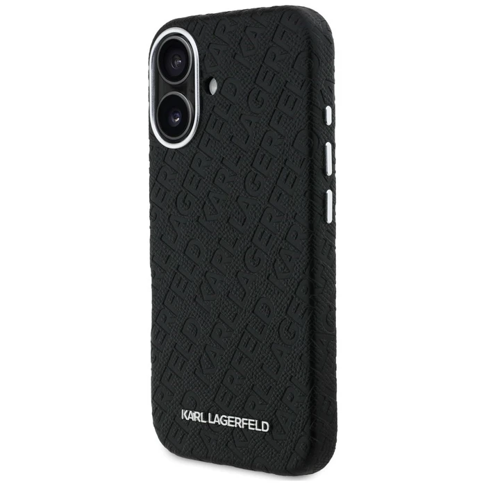 Karl Lagerfeld FW Stamped Karl MagSafe Apple iPhone 16 black