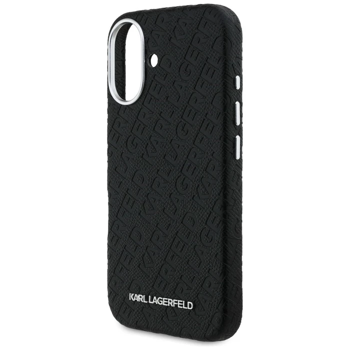 Karl Lagerfeld FW Stamped Karl MagSafe Apple iPhone 16 black