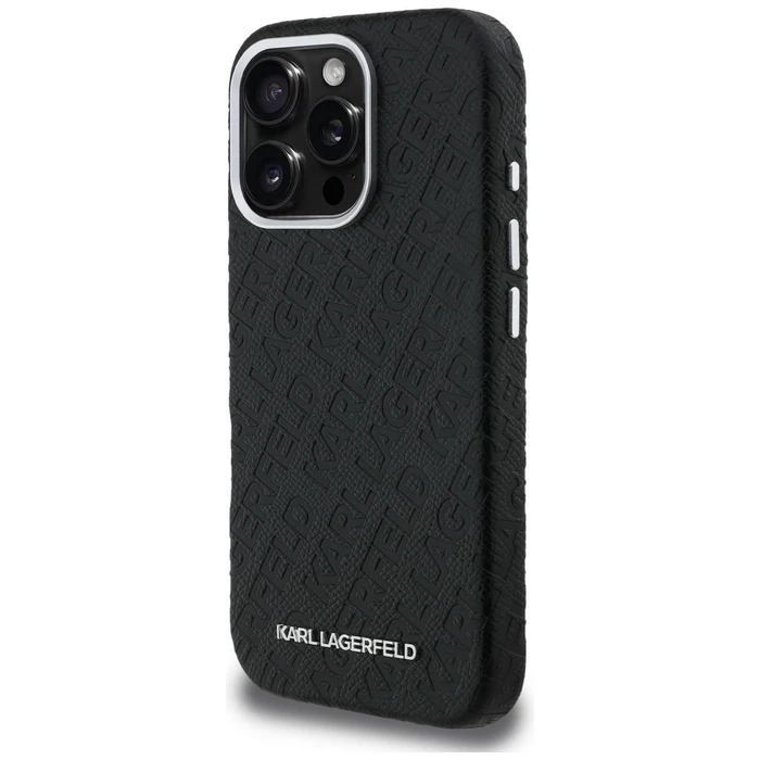 Karl Lagerfeld FW Stamped Karl MagSafe Apple iPhone 16 Pro black