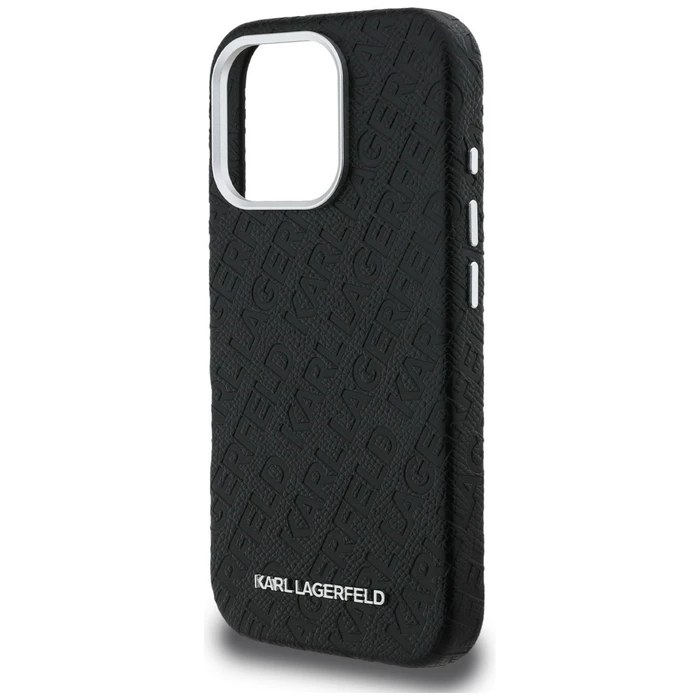 Karl Lagerfeld FW Stamped Karl MagSafe Apple iPhone 16 Pro Max black