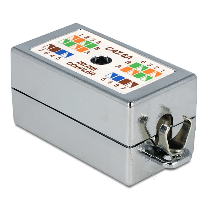 Κυτίο Σύνδεσης Καλωδίων Δικτύου Delock 86243, CAT 6A Lsa, Stp, Tool-Free