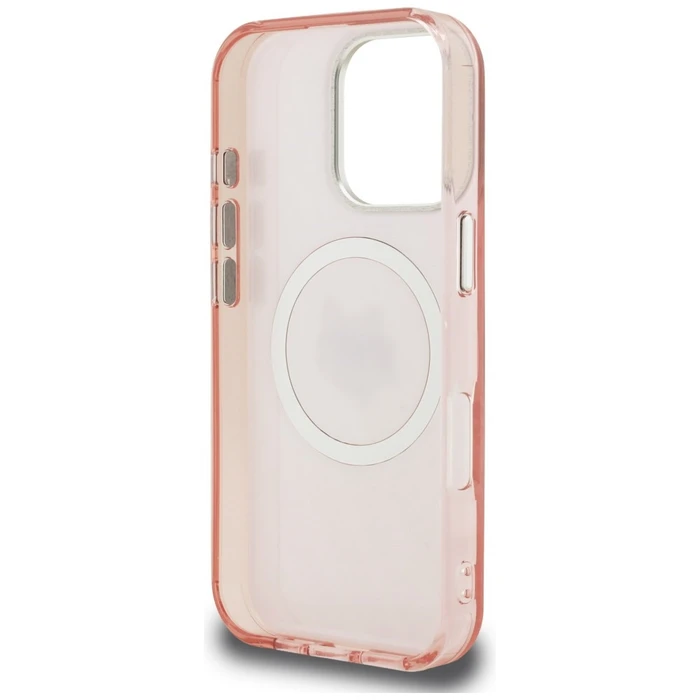 Karl Lagerfeld IML Choupette Head Logo MagSafe Apple iPhone 16 Pro pink