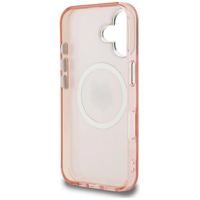 Karl Lagerfeld IML Choupette Head Logo MagSafe Apple iPhone 16 pink
