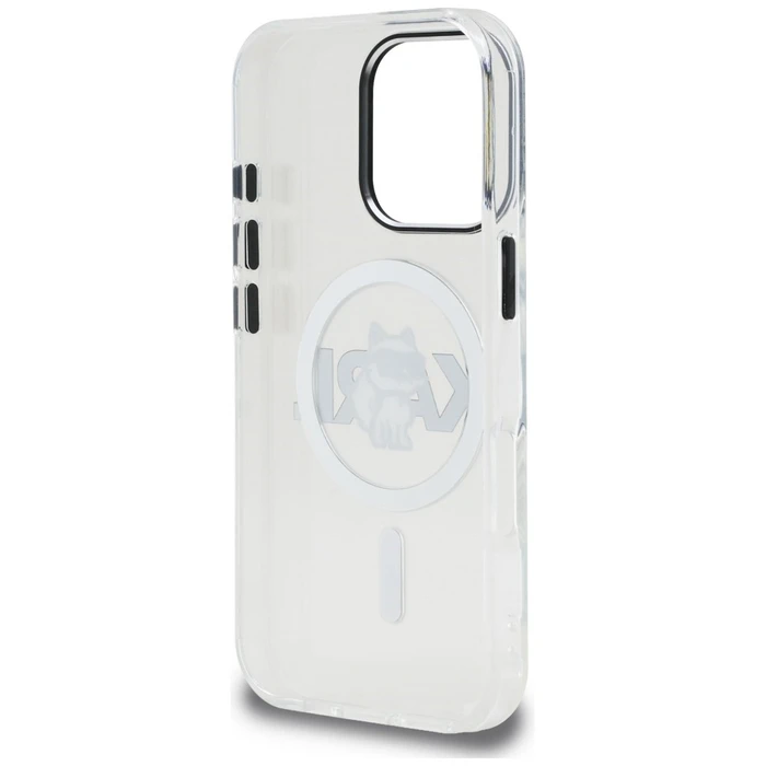Karl Lagerfeld IML Choupette Sketch Logo MagSafe Apple iPhone 16 Pro Max clear