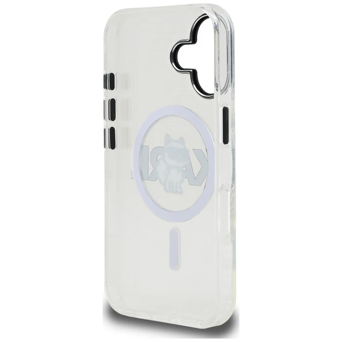 Karl Lagerfeld IML Choupette Sketch Logo MagSafe Apple iPhone 16 clear