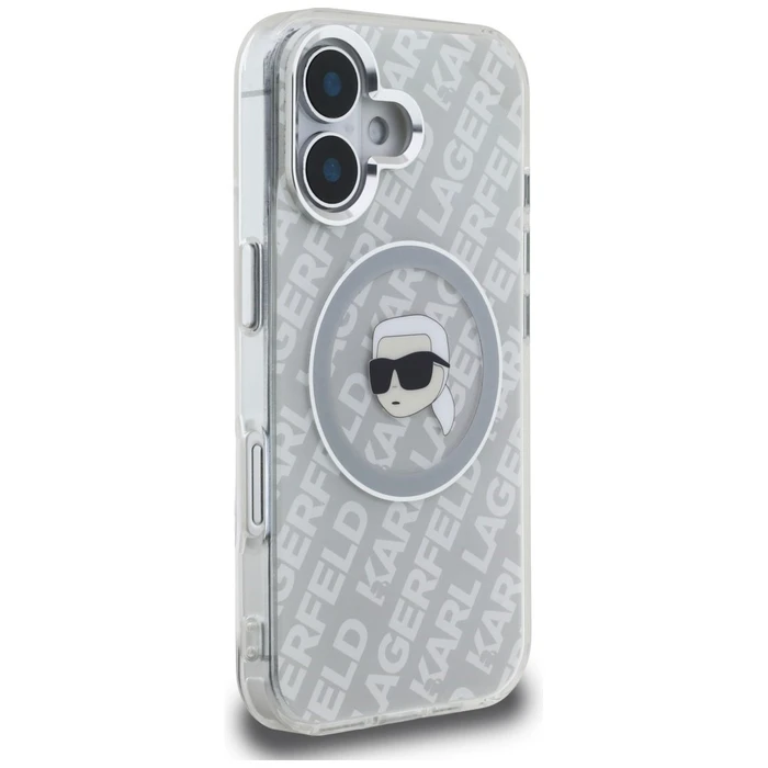 Karl Lagerfeld IML Karl Head Logo MagSafe Apple iPhone 16 grey
