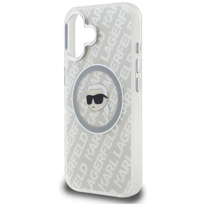 Karl Lagerfeld IML Karl Head Logo MagSafe Apple iPhone 16 grey