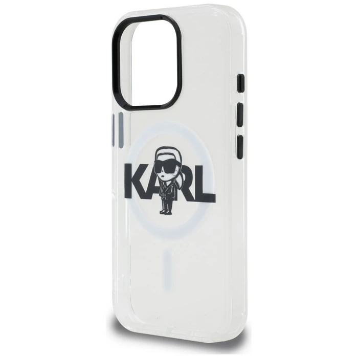 Karl Lagerfeld IML Karl Sketch Logo MagSafe Apple iPhone 16 Pro Max clear