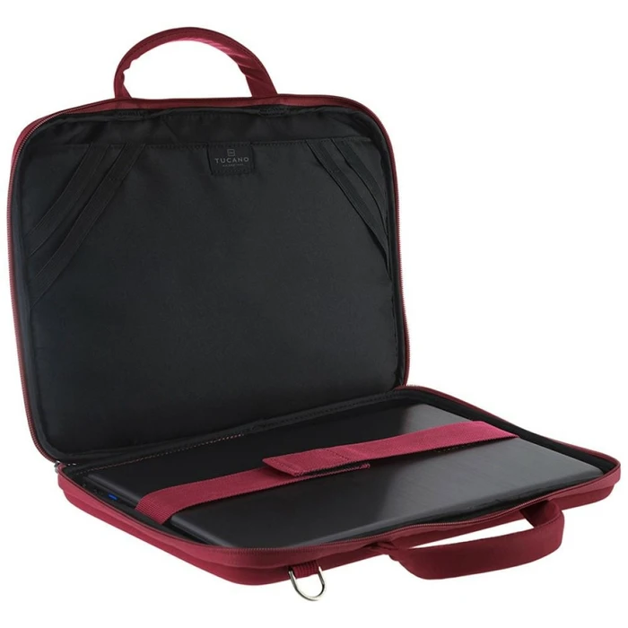 Tucano Darkolor Slim Bag 13"/14" red
