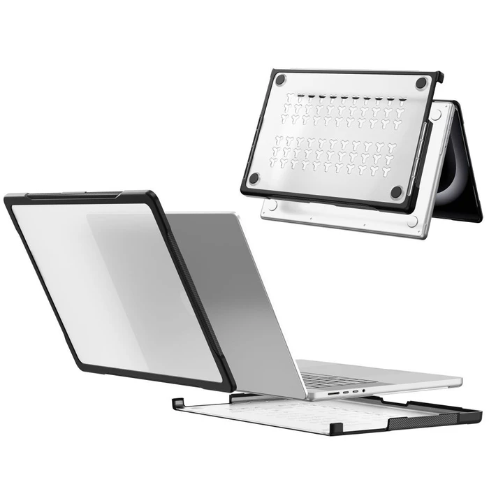 Tech-Protect Velar Apple MacBook Pro 16 M1-M5 / M5 Pro / M5 Pro Max 2021-2026 Black/matte Clear