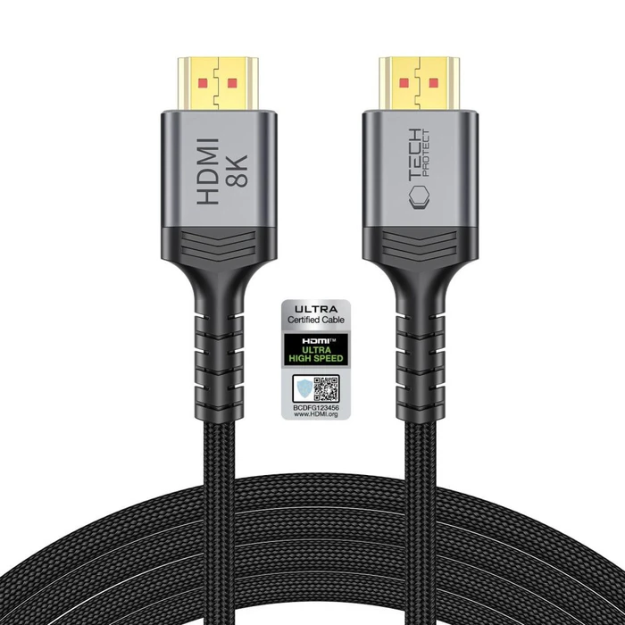 Tech-Protect Ultraboost Cable HDMI 2.1 4k 120Hz, 8K60Hz 300cm Black
