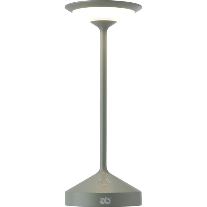 Abert Portable LED Table Lamp Tempo Mini with Green Shade and Base (Model 9102417005)