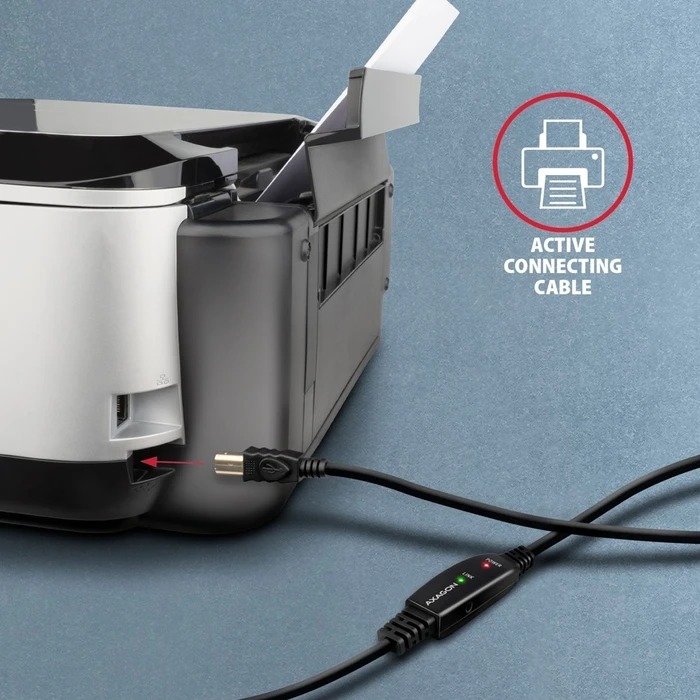Καλώδιο USB Axagon ADR-210B USB 2.0 A-M -> B-M act 10m cabl