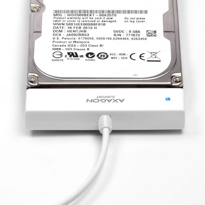 Θήκη Σκληρού Δίσκου Axagon Adsa-1s, Usb 2.0 Sata Ssd/Hdd Adapter