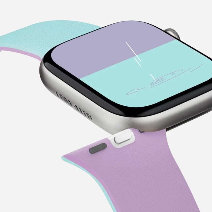 MOFT Snap Duo Apple Watch 1-5/6/7/8/9/10/11/SE/SE 2/SE 3 (38/40/41/42 mm) peony/aqua