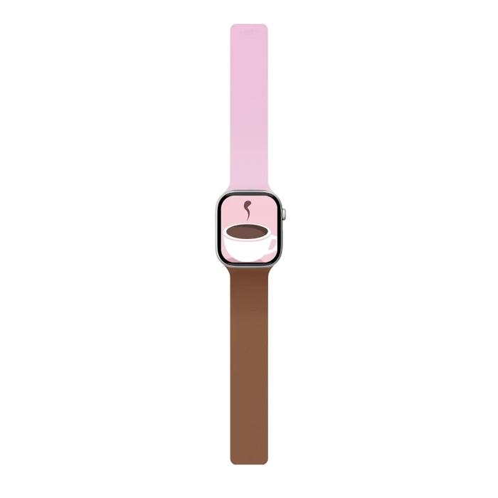 MOFT Snap Duo Apple Watch 1-5/6/7/8/9/10/11/SE/SE 2/SE 3 (38/40/41/42 mm) pink/brownie
