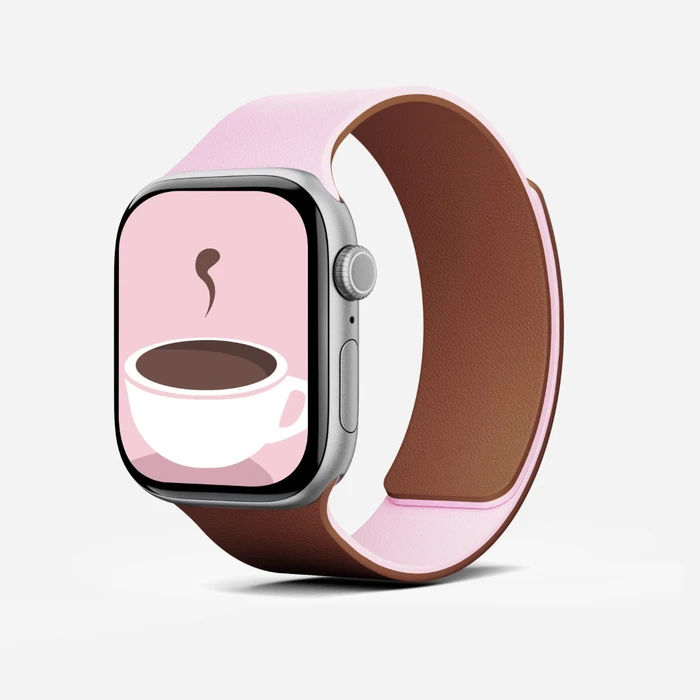 MOFT Snap Duo Apple Watch 1-5/6/7/8/9/10/11/SE/SE 2/SE 3 (38/40/41/42 mm) pink/brownie