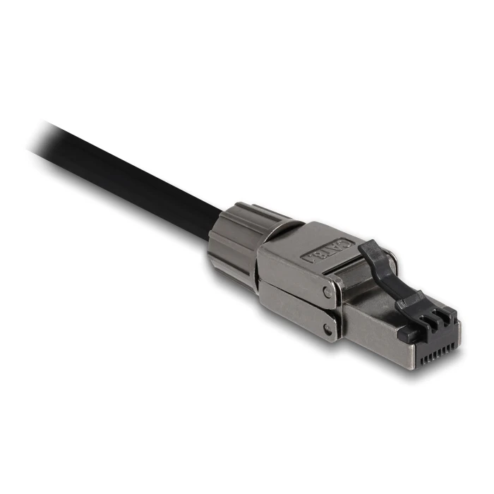 Βύσμα Δικτύου Delock RJ45 CAT 8.1 STP 86514, tool-free, γκρι