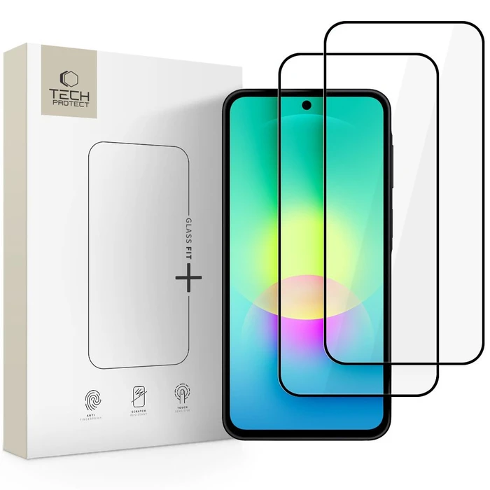 Tech-Protect Glass Fit+ Samsung Galaxy A27 5G Black [2 PACK]