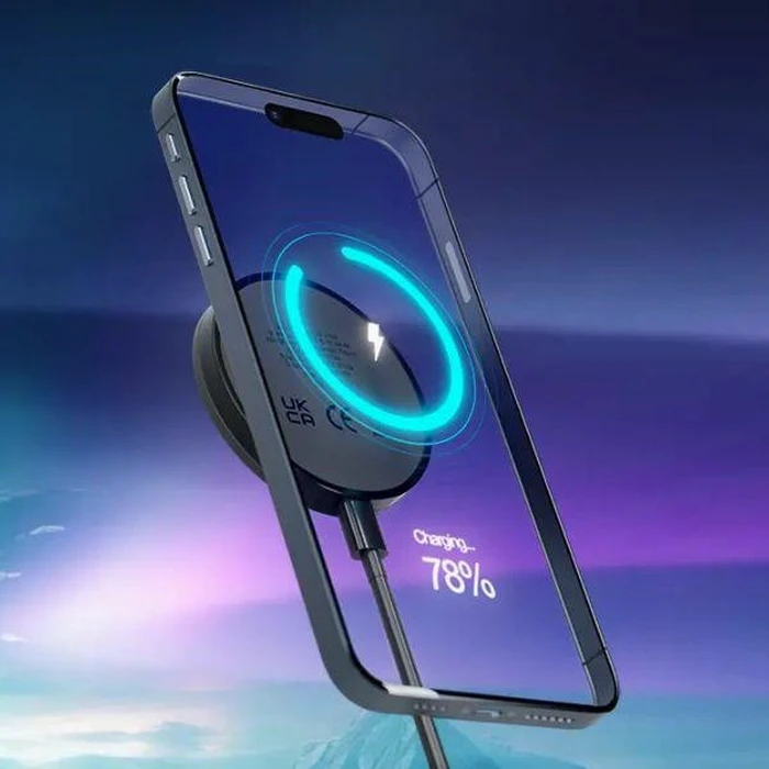 3mk Hardy Wireless Charger 2in1 15W Black