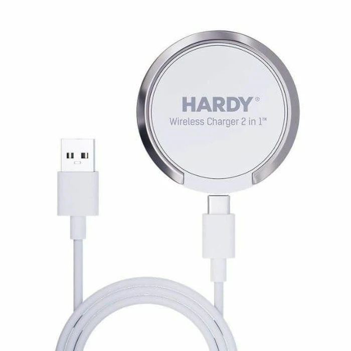 3mk Hardy Wireless Charger 2in1 15W White