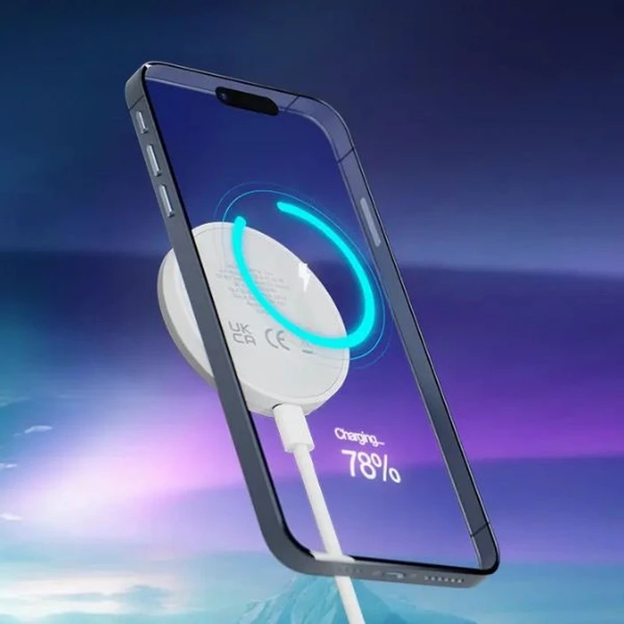 3mk Hardy Wireless Charger 2in1 15W White