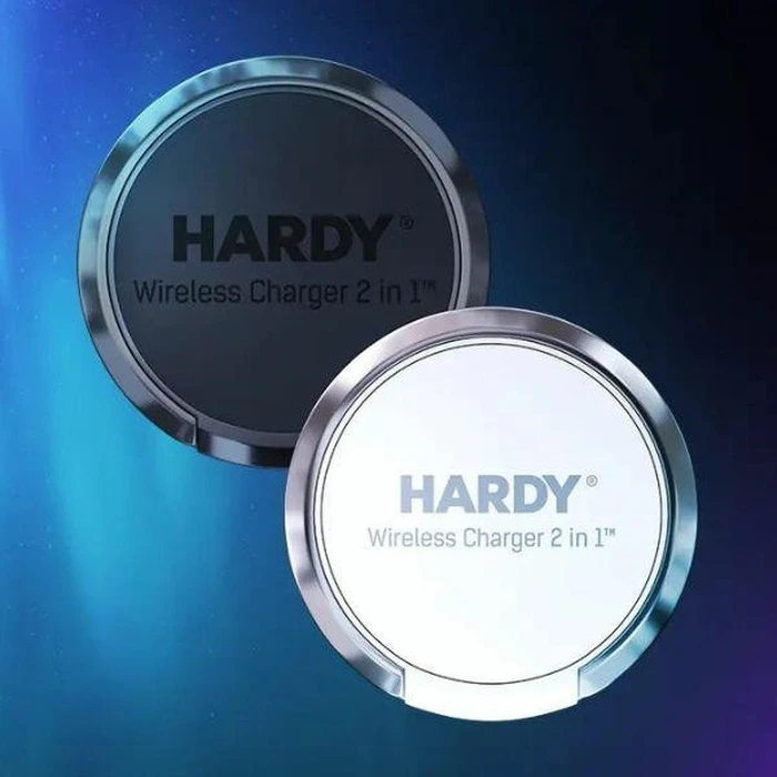 3mk Hardy Wireless Charger 2in1 15W White