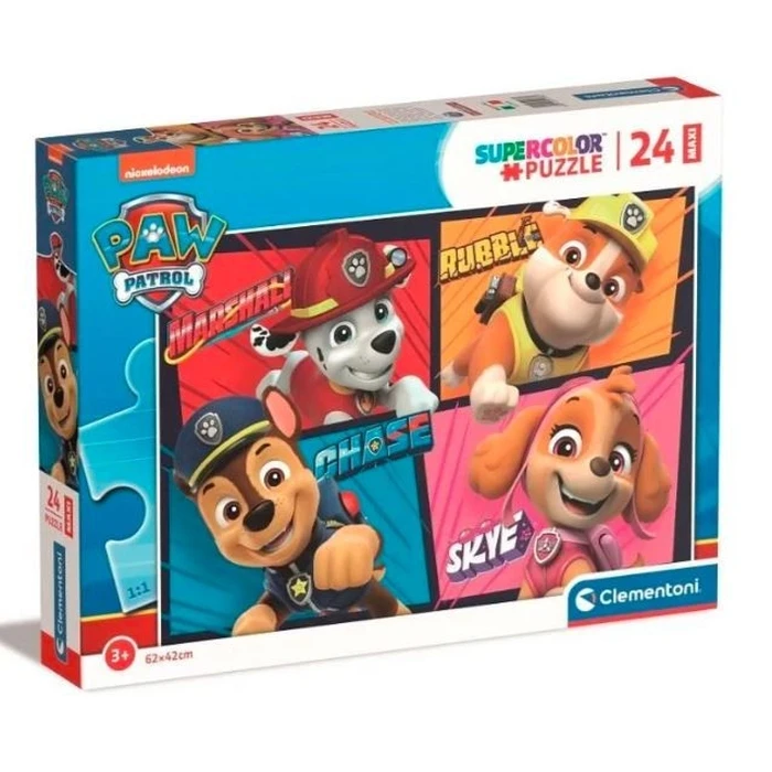 Παζλ 24 Κομμάτια Super Color Paw Patrol