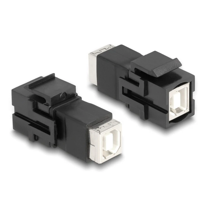 Αξεσουάρ Δικτύου Delock Keystone module USB Type-B 86600, θηλυκό σε θηλυκό, μαύρο