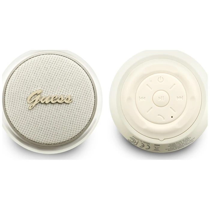 Guess Bluetooth Speaker 5W Script Metal Logo Gold