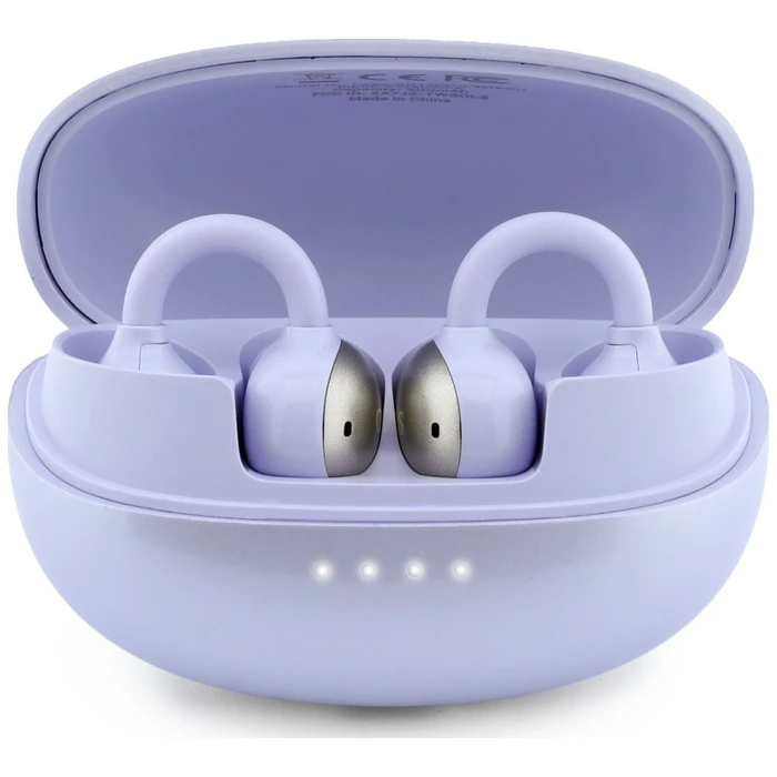 Guess Wireless headphones OWS Metallic Finish Electroplated Parts Classic Logo purple