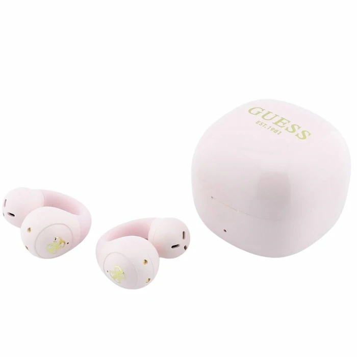 Guess Wireless headphones OWS Guess Mini Classic pink