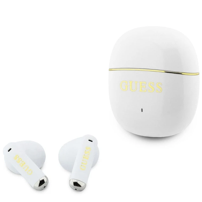 Guess Wireless headphones OWS Glossy Gold Line Classic white