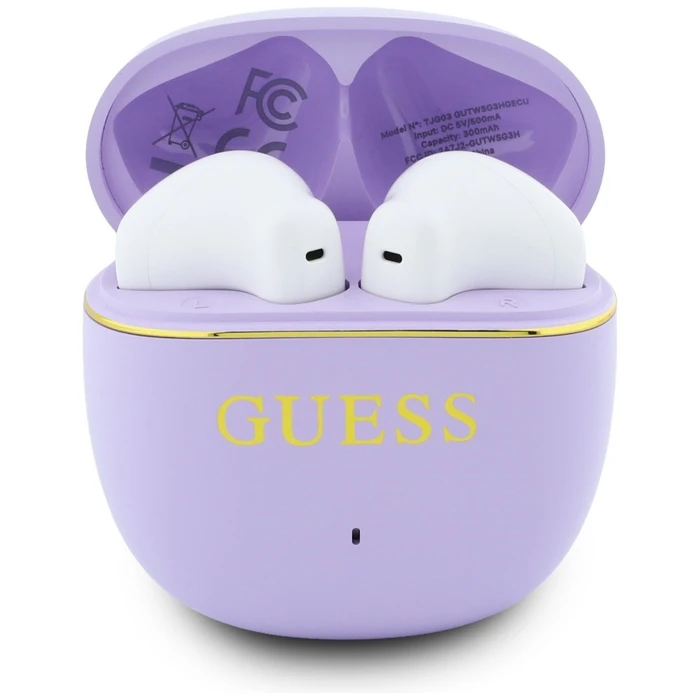 Guess Wireless headphones OWS Glossy Gold Line Classic purple