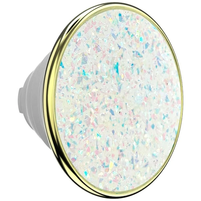 PopSockets PopTop Luxe Enamel Opal white