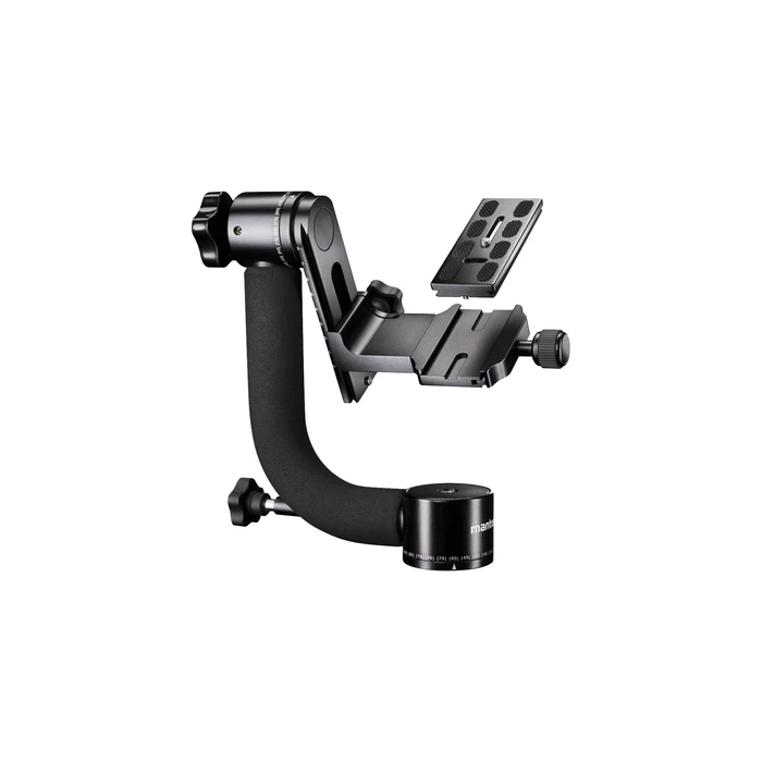 Mantona TKII 20365 Photographic Tripod Head (Aluminum, max load 8 kg)
