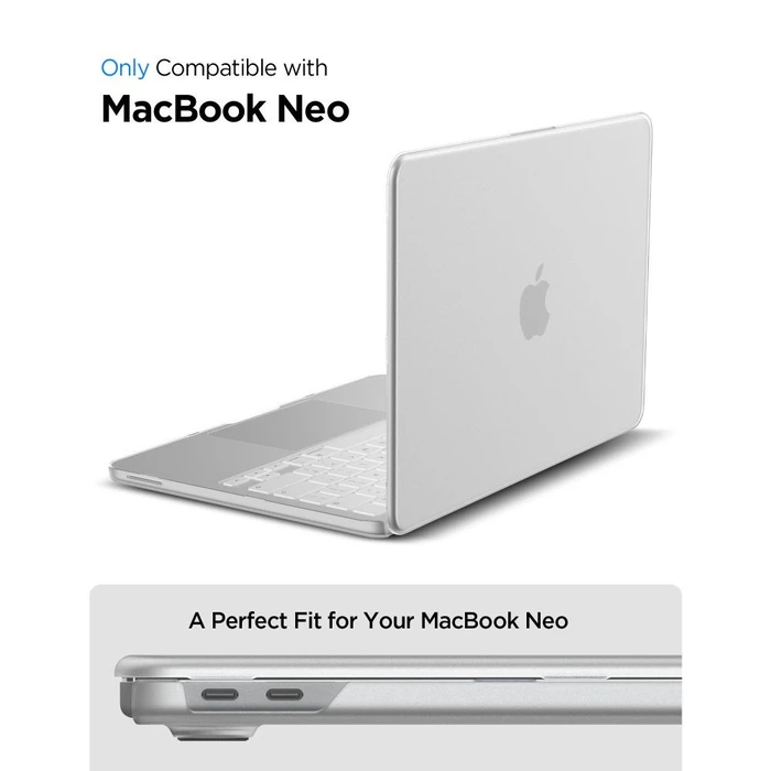 Spigen AirSkin Apple MacBook Neo 13 2026 Frost Clear