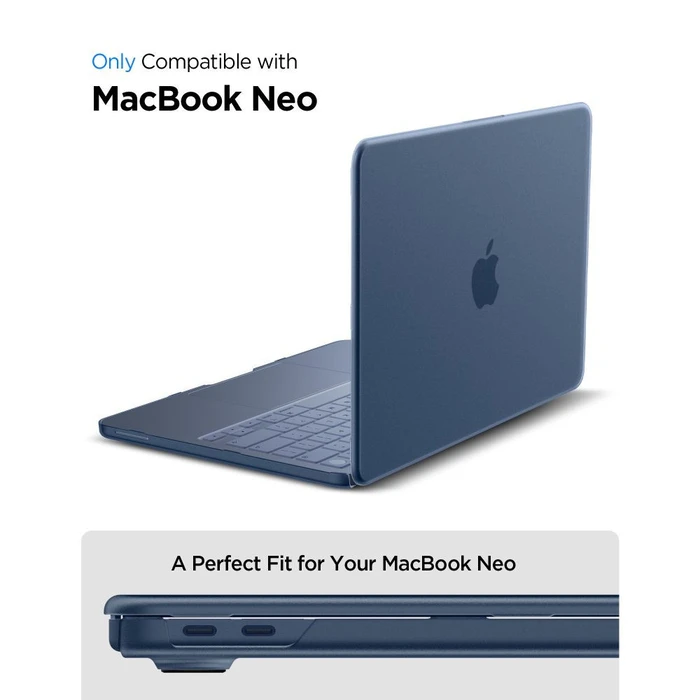 Spigen AirSkin Apple MacBook Neo 13 2026 Frost Indigo
