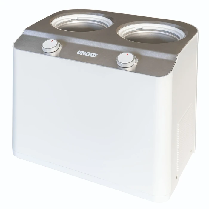 Unold Doppio Ice Cream Machine 2x1.2L White