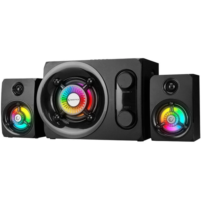 Rampage RMS-G8 25W 2.1 Gaming Speakers Bluetooth USB SD FM with RGB