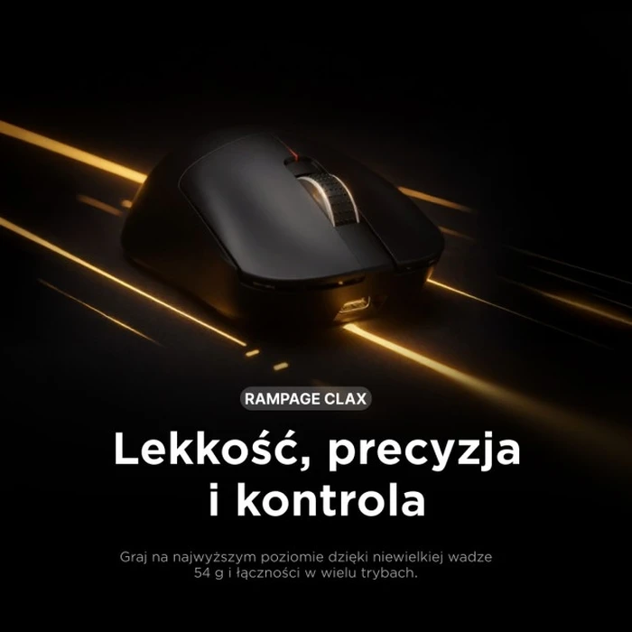 Rampage Clax ασύρματο gaming ποντίκι (μαύρο)