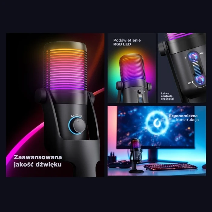 Rampage Diyez RGB USB-C black