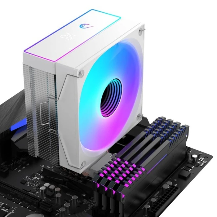 Rampage Octagon B70 120MM ARGB White