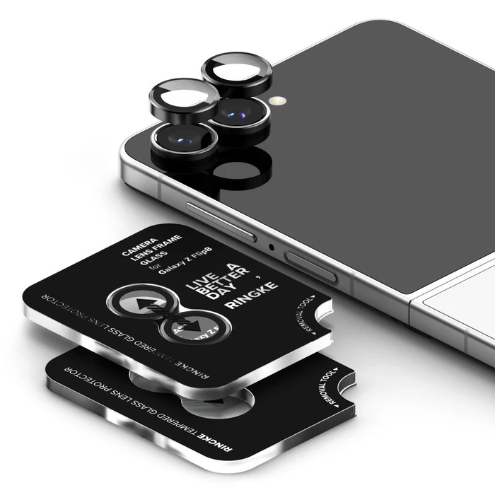Ringke Camera Frame Samsung Galaxy Z Flip 8 Black [2 PACK]