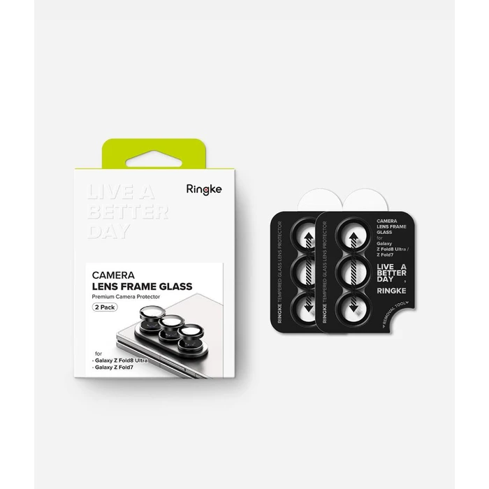 Ringke Camera Frame Samsung Galaxy Z Fold 7 / 8 Ultra Black [2 PACK]