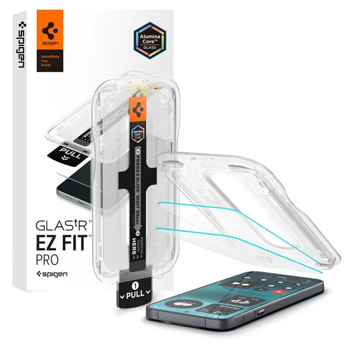 Spigen Glas.tr Ez Fit Pro AC HD Nothing Phone 4a Pro Clear [2 PACK]