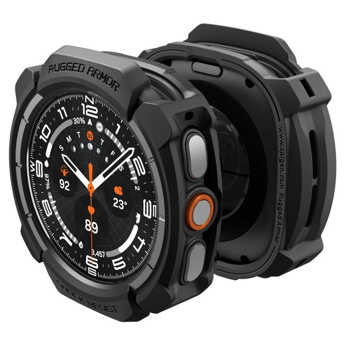 Spigen Rugged Armor Samsung Galaxy Watch Ultra 2 2026 47 mm Matte Black