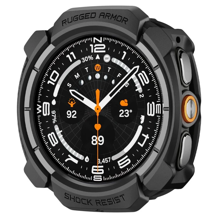 Spigen Rugged Armor Samsung Galaxy Watch Ultra 2 2026 47 mm Matte Black