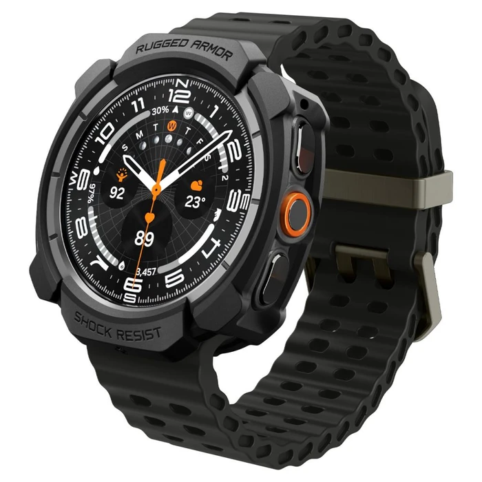 Spigen Rugged Armor Samsung Galaxy Watch Ultra 2 2026 47 mm Matte Black